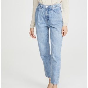 J Brand Pleated Peg Jeans